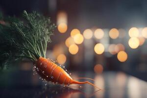 Cultivation of Carrots under Artificial UV Light in Hydroponic System photo