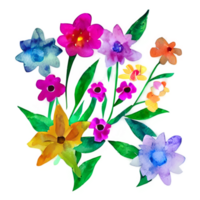 flower boho watercolor png
