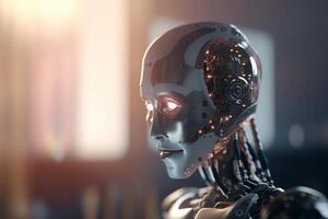 Revolutionizing Robotics with AI Conceptual Illustration photo