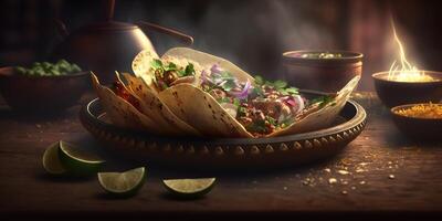 The Delicious Aromas and Flavors of Mexican Cuisine in a Still Life photo