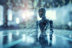 Revolutionizing Robotics with AI Conceptual Illustration photo