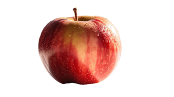 Realistic Ripe Apple with Droplets of Water, Perfect for A Healthy Snack . png