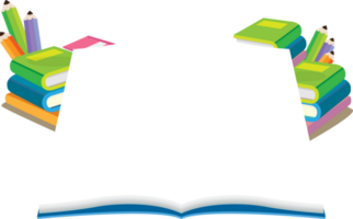 Compositions with books png