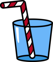 glasses with drinking straws png