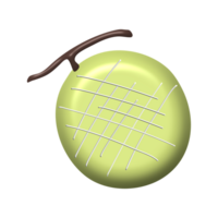 Cantaloup-Melone Obst png