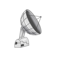 Transmitter in space png