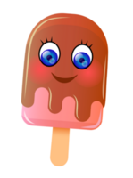 Cute cartoon sticker. PNG with transparent background