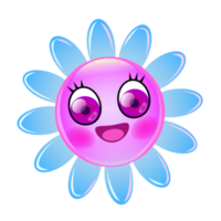 Cute cartoon sticker. PNG with transparent background