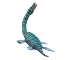 Plesiosaurus Dinosaur isolated on a Transparent Background png