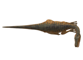 dilophosaurus dinosaurie isolerat på en transparent bakgrund png