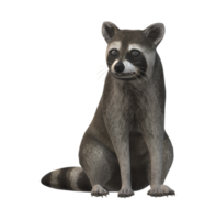 Raccoon isolated on a Transparent Background png