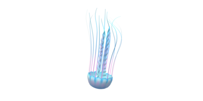 gelé fisk isolerat på en transparent bakgrund png