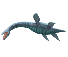 plesiosauro dinosauro isolato su un' trasparente sfondo png