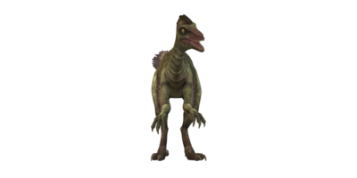 Troodon Dinosaur isolated on a Transparent Background png