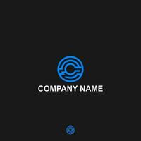 Monogram logo letter C, CC or CCC modern company c, letter, icon, cc, abstract, vector, business, design, wedding, art, font, concept, label, alphabet, template, bitcoin, blue, creative vector