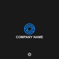 Monogram logo letter C, CC or CCC modern company c, letter, icon, cc, abstract, vector, business, design, wedding, art, font, concept, label, alphabet, template, bitcoin, blue, creative vector