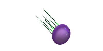 jalea pescado aislado en un transparente antecedentes png