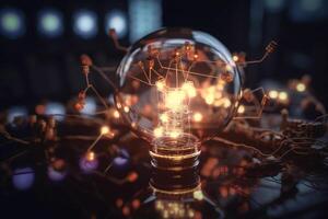 The Future of AI Illustrating the Potential of AI-Powered Technology photo