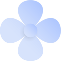 Flower, Element of floral paper cut. Paper cut of flower shape and spring symbol. png