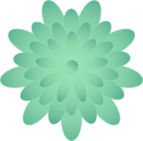 blomma, element av blommig papper skära. papper skära av blomma form och vår symbol. png