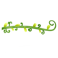 Leaf vine decoration png