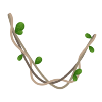 Leaf vine decoration png