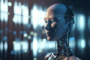Harmonizing with AI Conceptual illustration of the AI-powered music industry photo