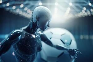 Future of Sports Industry AI-Powered Athletes and Stadiums photo