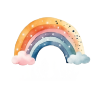 Rainbow Watercolor Clipart png