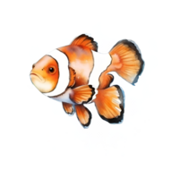 Clown Fisch Aquarell Clip Art ai generiert png