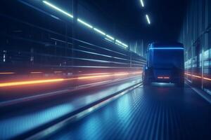 Intelligent Trucking The Future of Road Transport Through AI Control photo