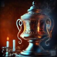 Russian Samovar A Traditional Heating Tool for Tea photo