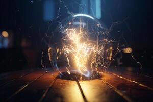 Electricity and Sparks The Physical Manifestation of Artificial Intelligence in a Room photo