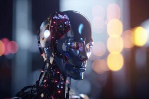 Revolutionizing Robotics with AI Conceptual Illustration photo