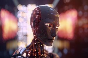 Revolutionizing Robotics with AI Conceptual Illustration photo