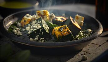 Celebrating with Palak Panee A Flavorful Dish at the Heart of an Indian Festival photo