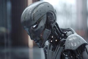 Revolutionizing Robotics with AI Conceptual Illustration photo