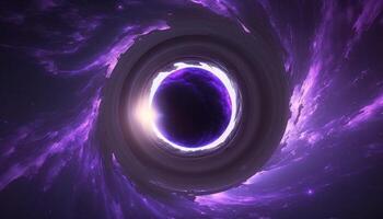 Cosmic Gateway A Portal to Another Dimension Through a Black Hole's Vortex photo