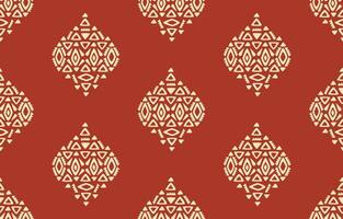 Ethnic abstract ikat art. Seamless pattern in tribal, folk embroidery, and Mexican style. Aztec geometric art ornament print. Design for carpet, wallpaper, clothing, wrapping, fabric, cover, textile. vector