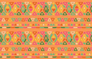 Native Ikat seamless pattern. Vector geometric Tribal African Indian traditional embroidery background. Bohemian fashion. Ethnic fabric carpet batik ornament chevron textile decoration wallpaper