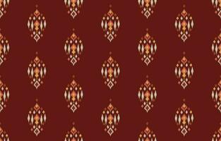 Ethnic abstract ikat art. Seamless pattern in tribal, folk embroidery, and Mexican style. Aztec geometric art ornament print. Design for carpet, wallpaper, clothing, wrapping, fabric, cover, textile. vector