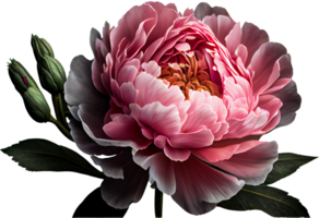 Pink peony transparent background, , Pink peony png