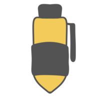 Cartoon pen and pencil png