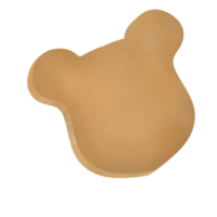 A little bear pancake png