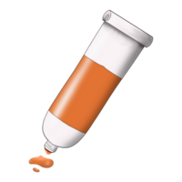 vatten färger orange png