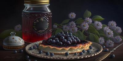 Deliciously Sweet and Sour Blackcurrant Jam from Russia photo