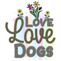 Dog Sublimation Design png