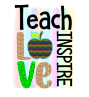 Teacher Sublimation Design png