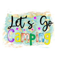 camping sublimatie ontwerp png