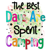 camping sublimation conception png